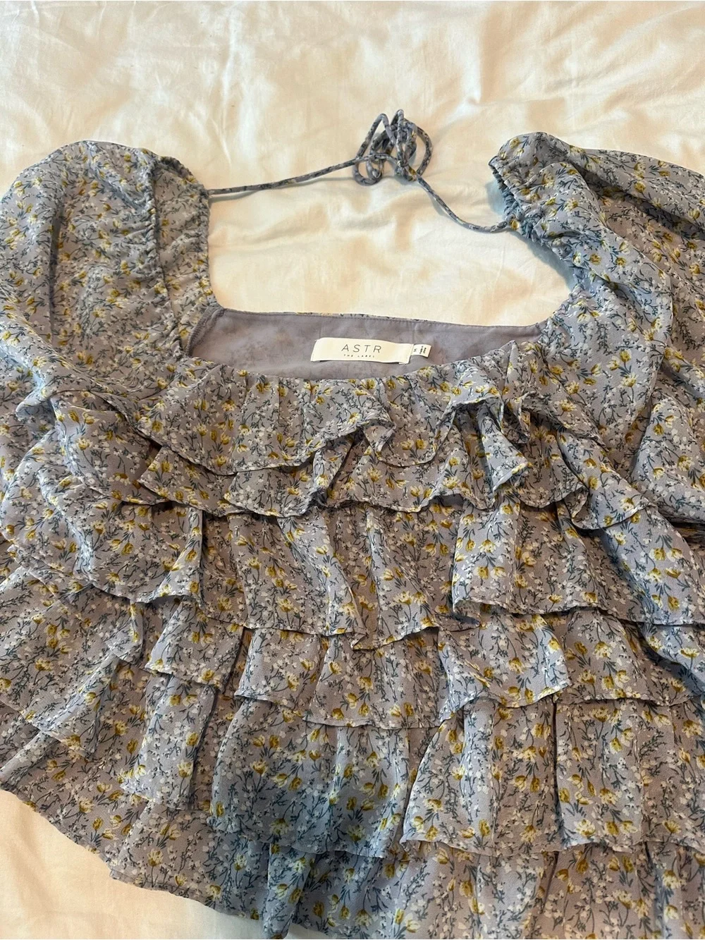 Astr label floral